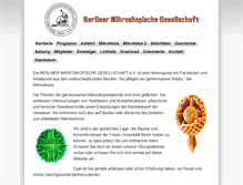 Tablet Screenshot of berliner-mikroskopische-gesellschaft.de
